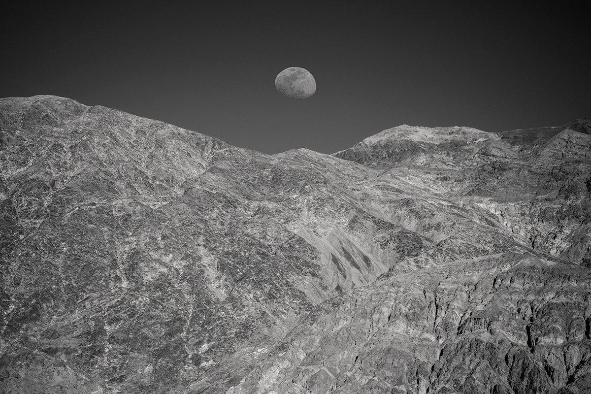 Moon over Badwater, Death Valley - Walloy