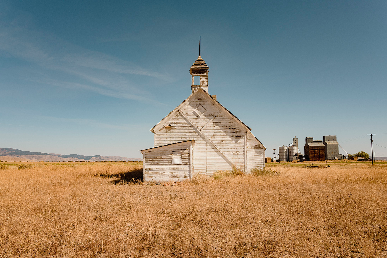 Corral School, Highway 20 - Idaho