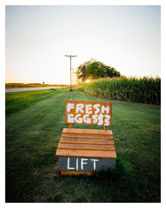 Fresh Eggs Available on Illinois Highway 20