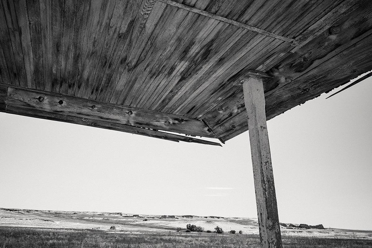 The old store and gas station. Van Tassel, Wyoming, Study No. 3 - Walloy