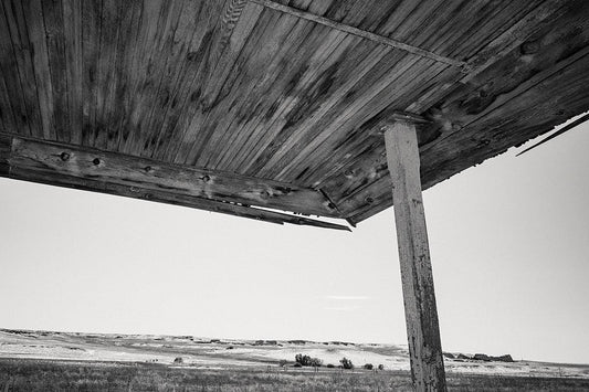 The old store and gas station. Van Tassel, Wyoming, Study No. 3 - Walloy